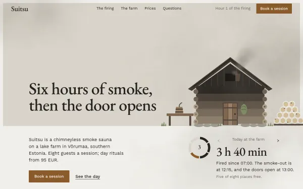 Suitsu — Smoke Sauna Retreat preview