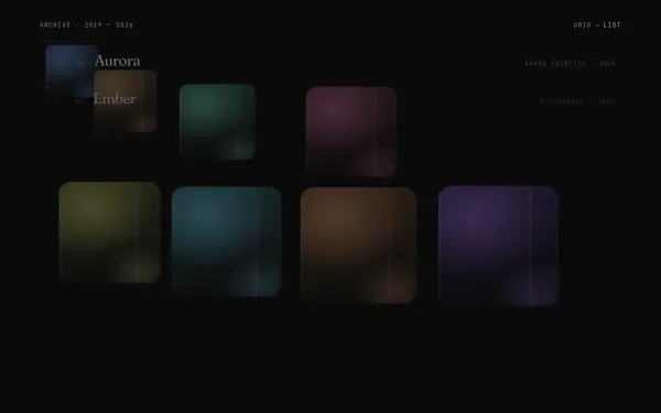 Grid-to-List Morph on Scroll preview