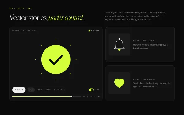 Lottie Playback Controls preview