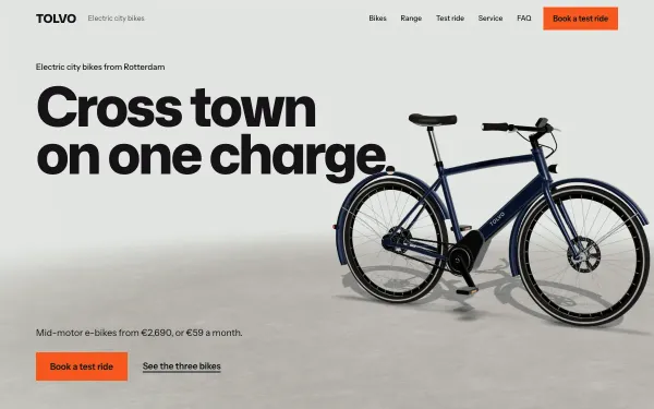 E-Bike Brand Template: Tolvo preview