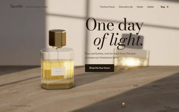 Perfume House Template: Tavelle preview