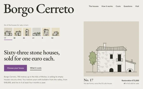 Borgo Cerreto — A Village Sold House by House preview