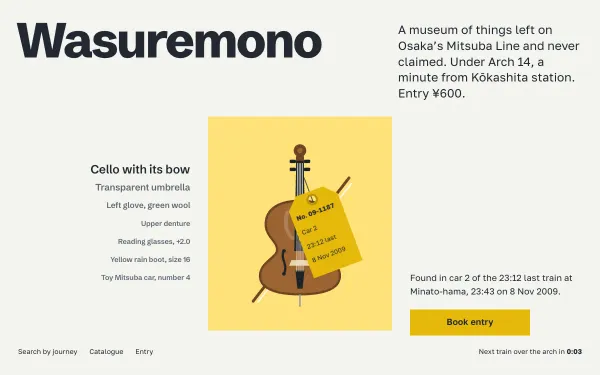 Wasuremono — Museum of Things Left Behind preview