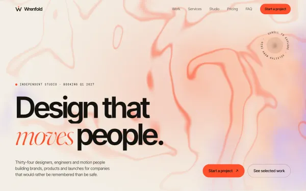 Agency Landing Template preview