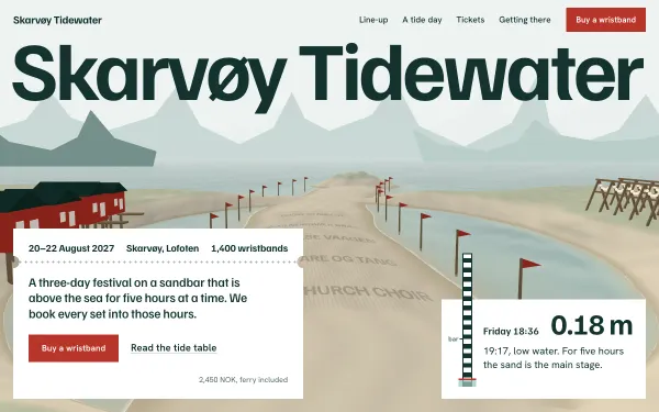 Skarvøy Tidewater — Low-Water Music Festival preview