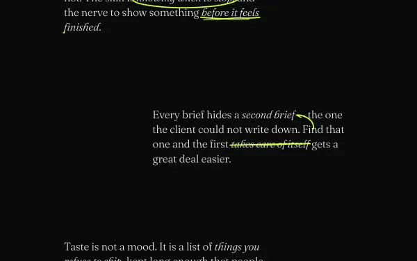 Hand-drawn Underline preview