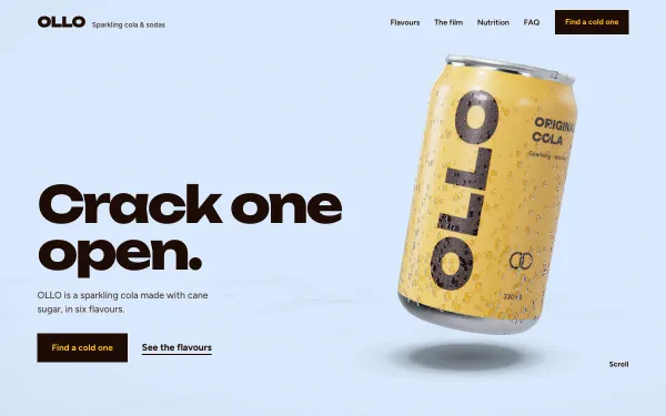 Soft Drink Launch Template: OLLO preview