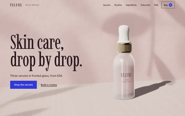 Serum Skincare Template: Velune preview