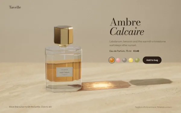 Flacon — Caustic Perfume Bottle preview