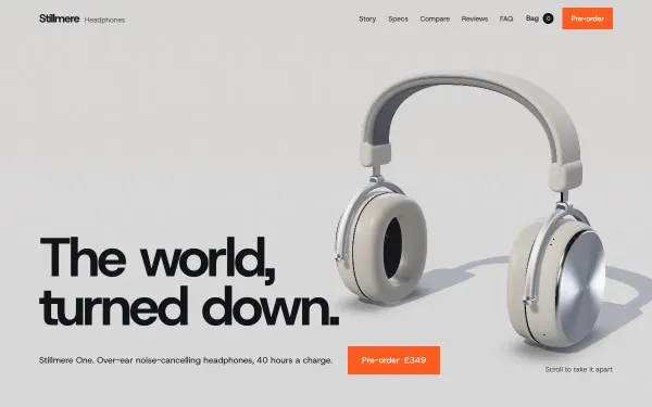 Headphones Launch Template: Stillmere preview