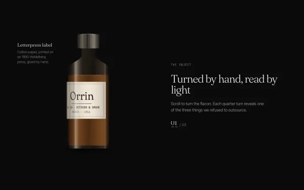 Luxury Scroll Story Template template preview