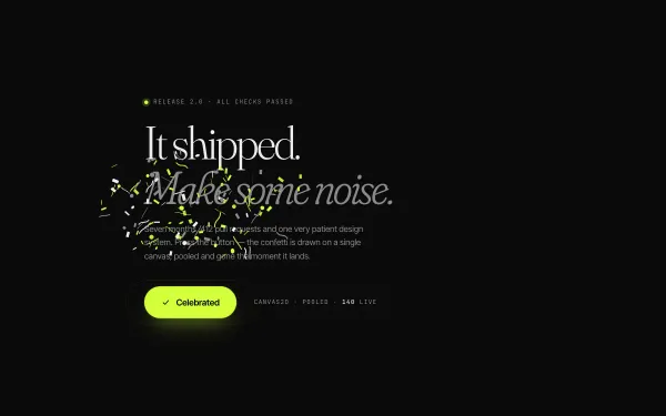 Confetti Burst Button preview