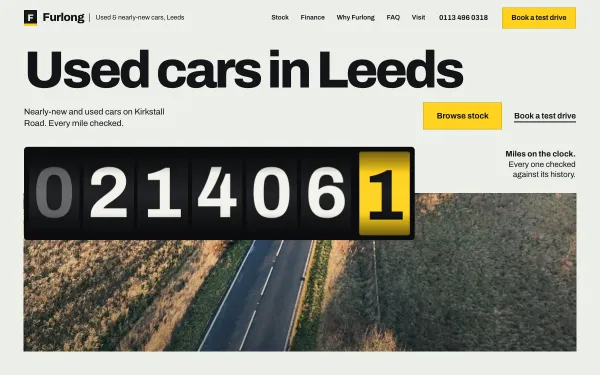 Used Car Dealership Template: Furlong preview